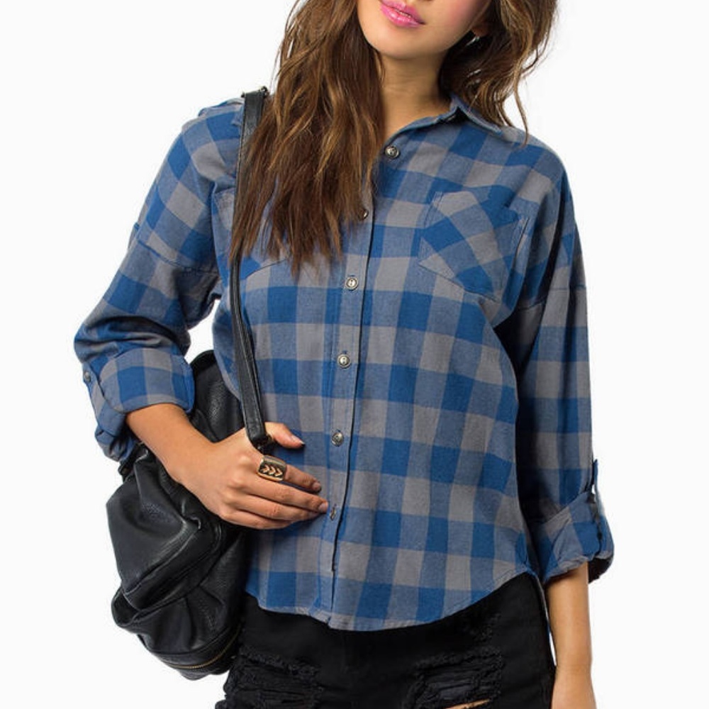 Fifty Street Flannel with Zipper down back